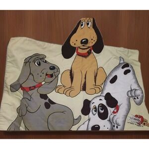 Vintage Tonka Pound Puppies Standard Pillowcae 1985 Core Rare Dog Kids